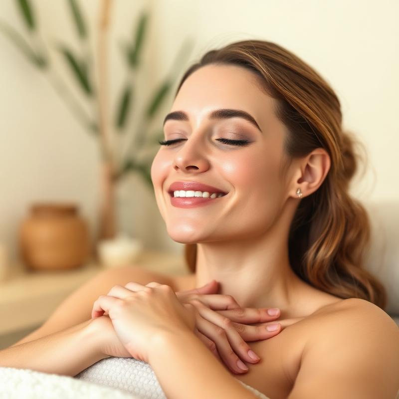 Жінка насолоджується релаксацією рук